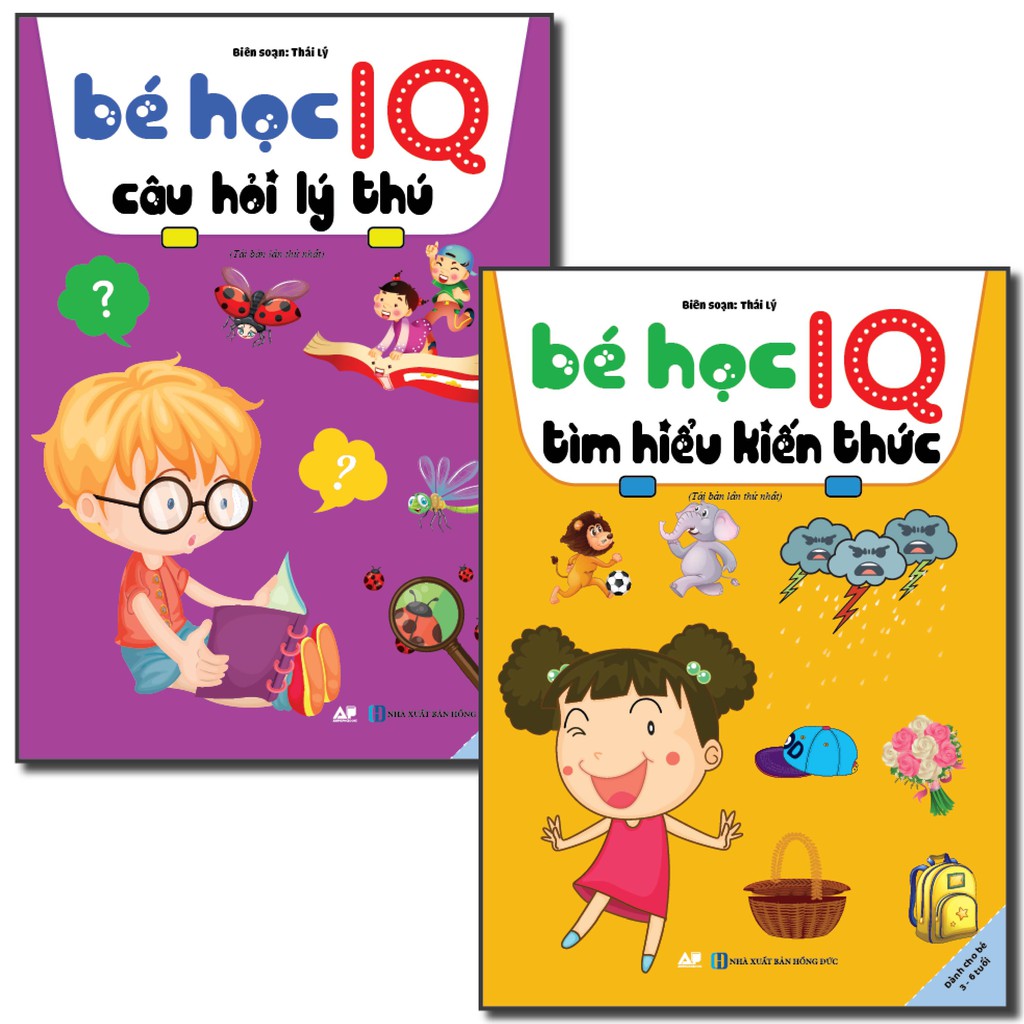 Sách - Combo 2 Cuốn Bé Học IQ Câu Hỏi Lý Thú Và Tìm Hiểu Kiến Thức