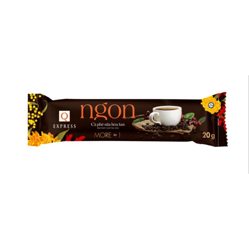 Gói cà phê sữa hòa tan ngon 20g