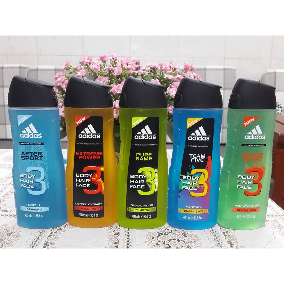 Sữa tắm gội toàn thân ADIDAS 3in1 400ml