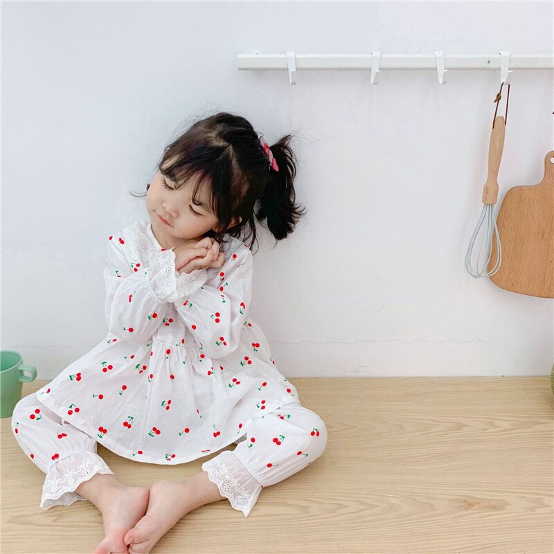 Bộ Pijama họa tiết cherry siêu xinh - SET-Pijama-cherry-thu20