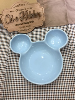 Bát Gốm sứ Mickey xanh