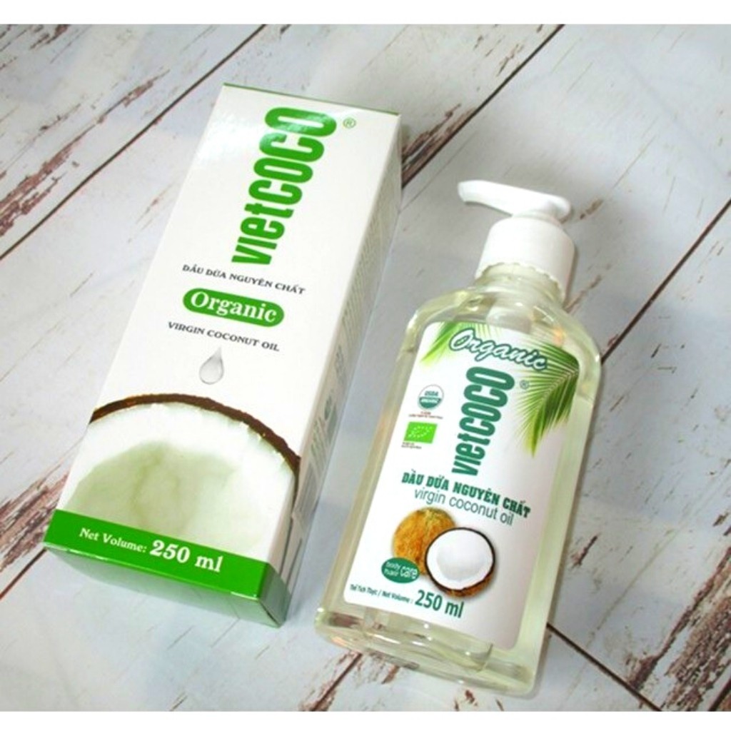 Dầu dừa VIETCOCO 250ml dầu dừa nguyên chất dầu dừa ép lạnh từ cơm dừa tươi chất lượng cao | BigBuy360 - bigbuy360.vn