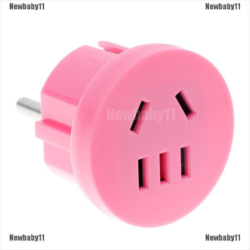 Ổ Cắm Điện Chuyển Đổi AU Sang EU plug USA Sang Châu Âu
