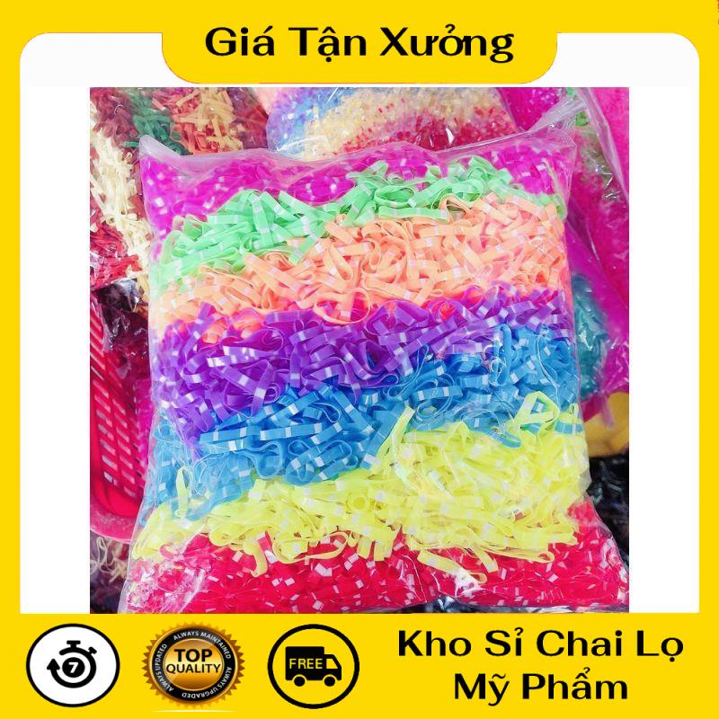Chun Buộc Tóc ✿ TRÙM SỈ ✿ Bịch thun thái siêu dẻo 100g, Dây cột tóc hình nơ xinh xắn, phụ kiện du lịch