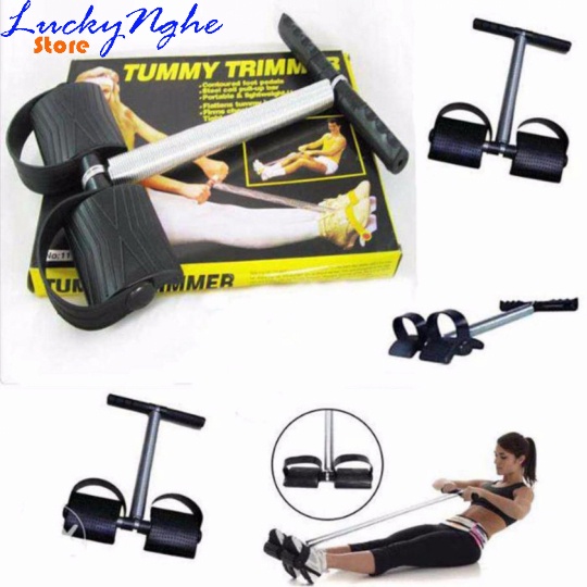 Dây kéo đàn hồi cao su tập thể dục, Dây kéo TUMMY tập gym, tập cơ bụng tại nhà thông minh điều chỉnh lực kéo