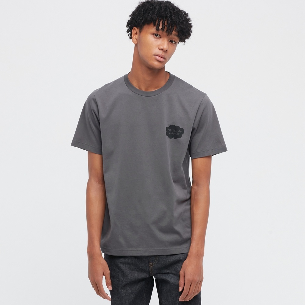 Áo Thun Nam/Nữ Uniqlo Tay Ngắn In Hình Louvre Museum x Nagaba Yu 448580