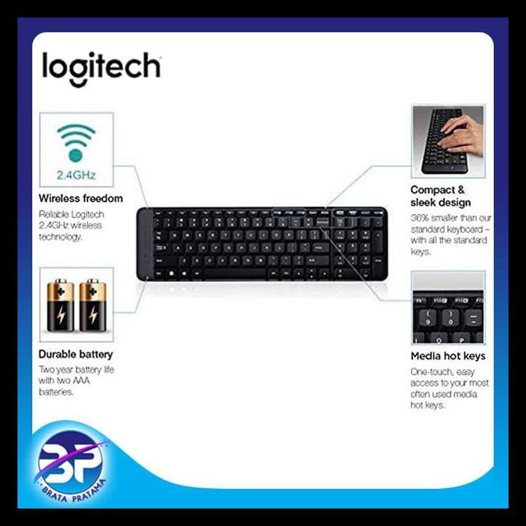 Bàn Phím Không Dây Logitech Mk215 462 | BigBuy360 - bigbuy360.vn