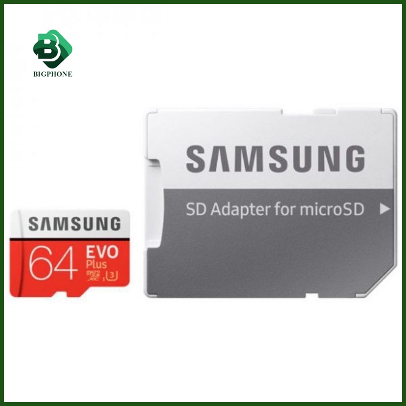 Thẻ Nhớ MicroSDXC Samsung EVO Plus U3 -4K 64/128/256/512GB 100MB/s. | BigBuy360 - bigbuy360.vn