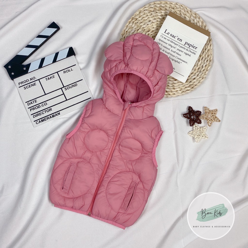 Áo Phao gile lông vũ siêu nhẹ cho bé Boru.kids21