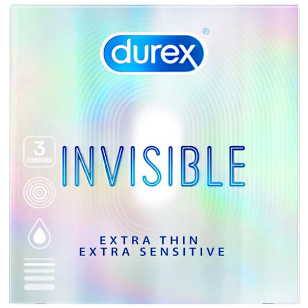 Bao cao su Durex Invisible hộp 3 bao và hộp 10 bao