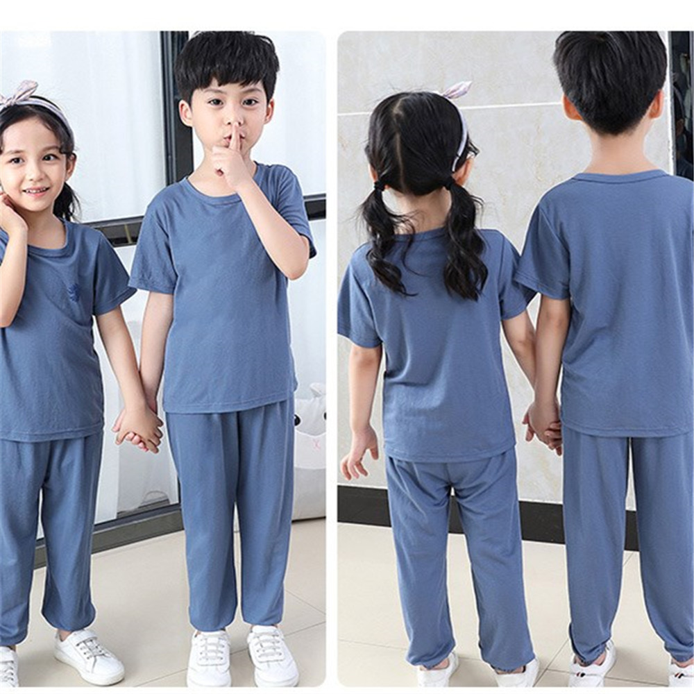 Bộ Đồ Ngủ Cotton Thoáng Khí Màu Sắc Ngọt Ngào Cho Bé