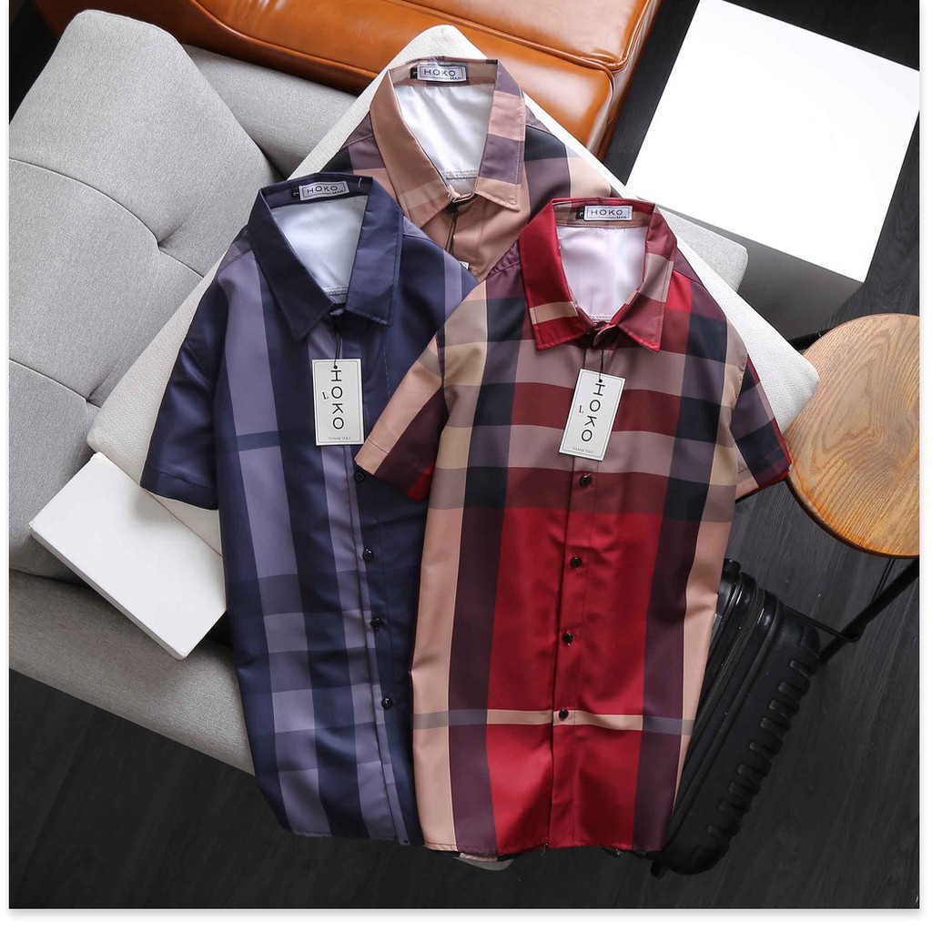 ÁO SƠ MI 3D NAM SỌC CARO CỰC CHẤT , ĐẸP , BAO NGẦU CHO CÁC ANH EM KOKO MI STORE