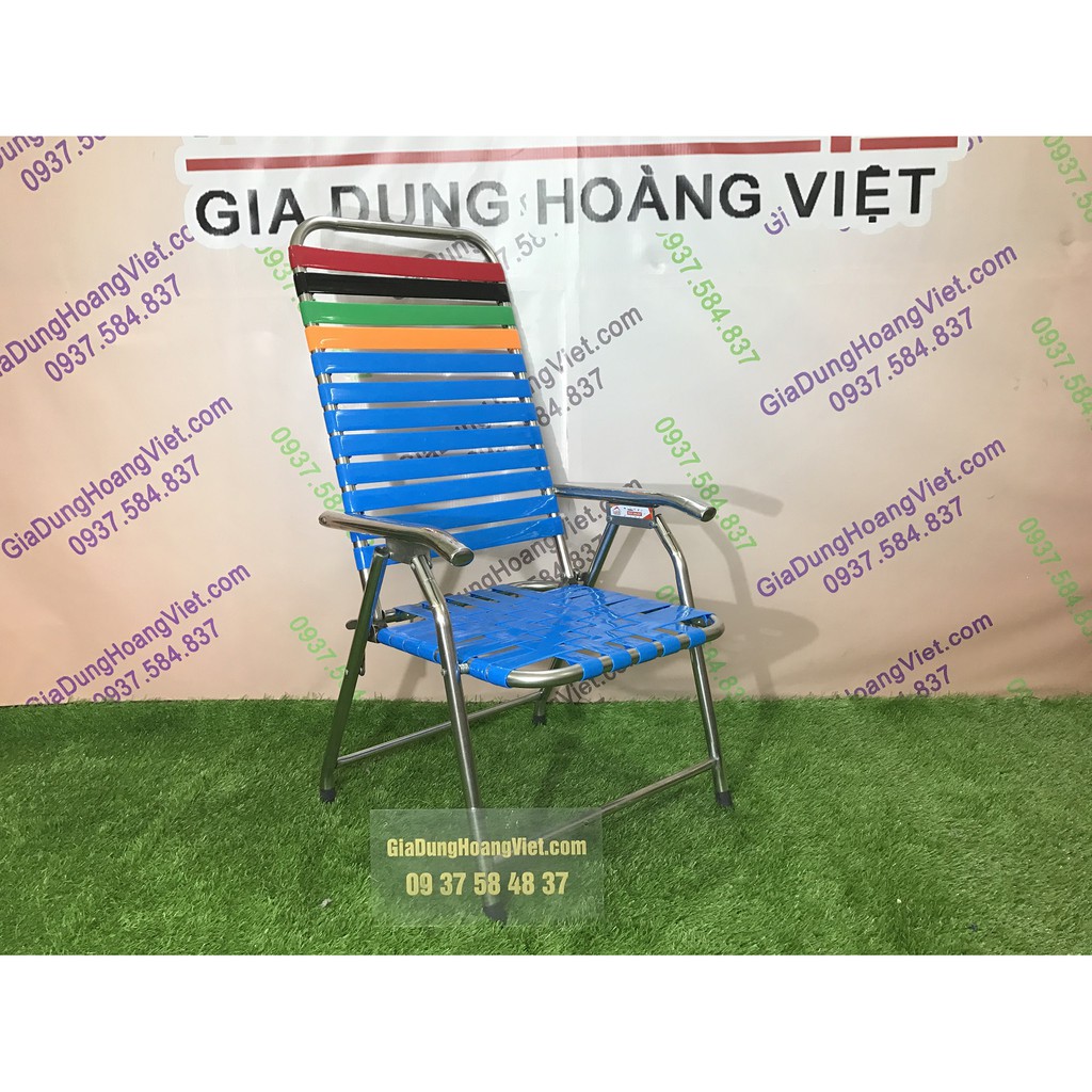 Ghế cafe inox dây đan nhựa