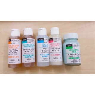 Keo Chặn Màu Và Medium Màu Nước