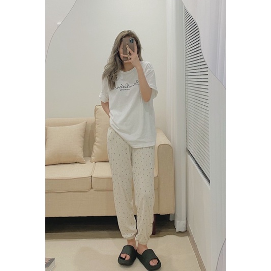 QUẦN VẢI COTTON NỮ HOẠ TIẾT HÀN QUỐC THU ĐÔNG 2021