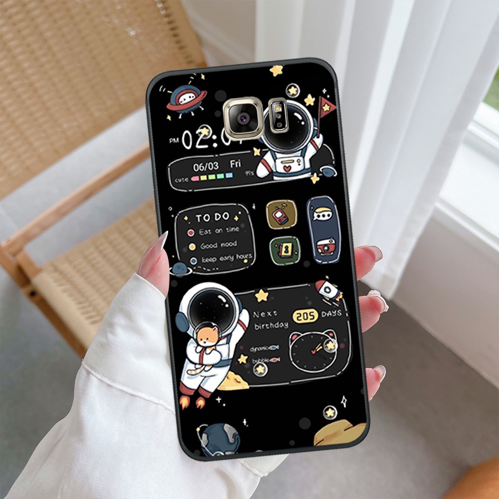 Ốp lưng Samsung Note 5/ S6/ S6 Edge/ S7/ S7 Edge hình vũ trụ, phi hành gia astronaut