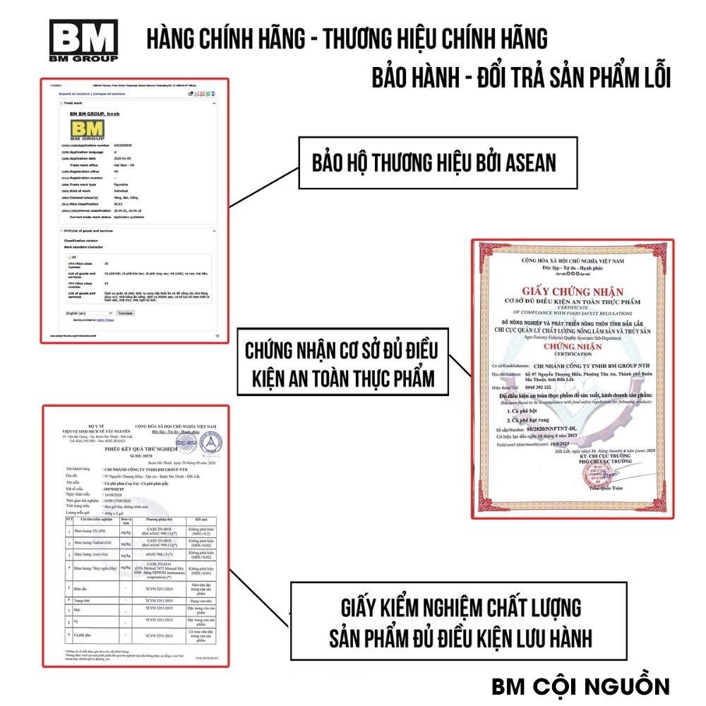 Cà Phê Phin Giấy - Hộp 10 Phin - BM CỘI NGUỒN, hạt cà robusta hái chín chế biến ướt, rang mộc, nguyên chất - BM GROUP | BigBuy360 - bigbuy360.vn