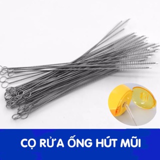Cọ mini vệ sinh hút mũi, van chống sặc (cọ sắt ngắn)