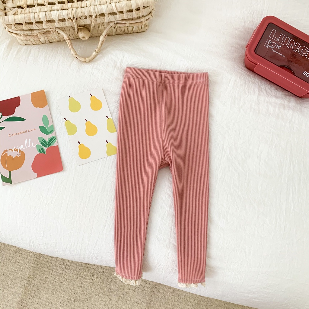 Quần dài ren công chúa cho bé gái sơ sinh