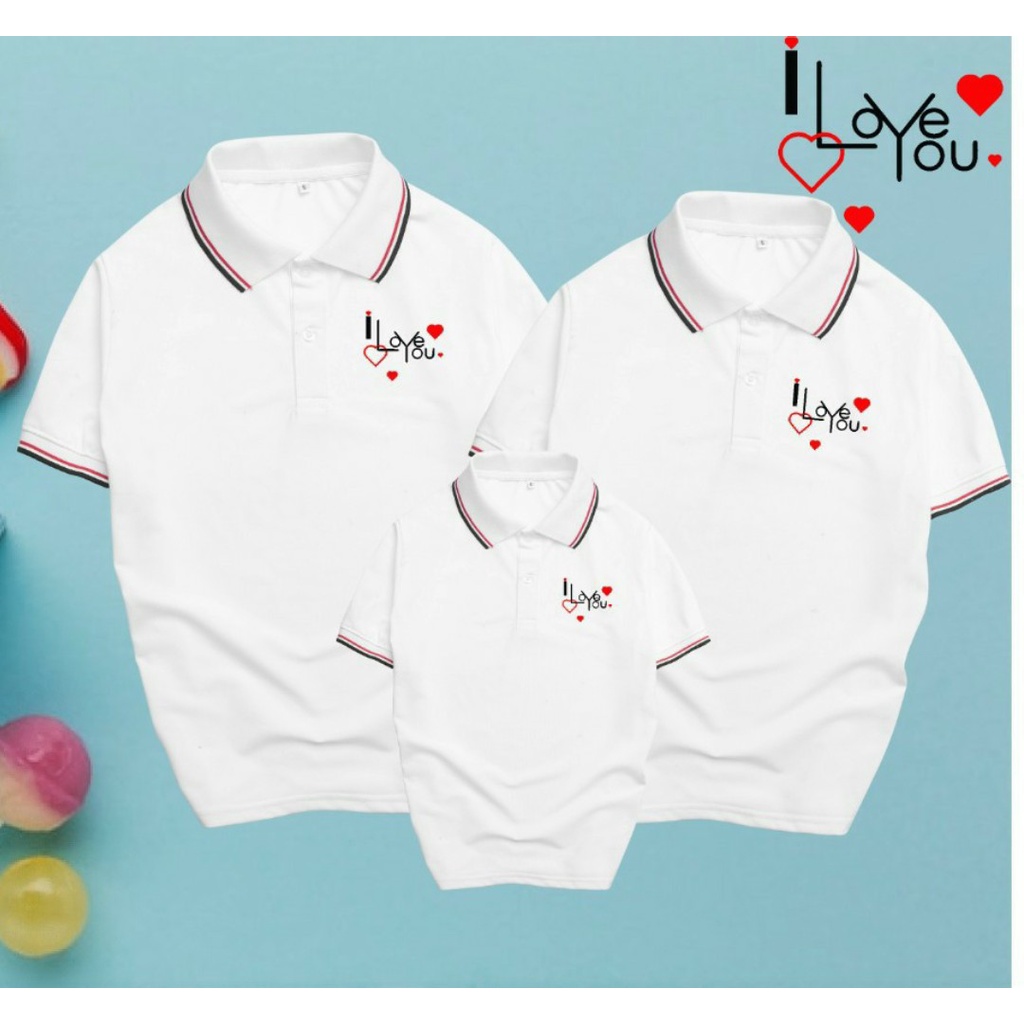 Áo Đi Biển Gia Đình Có Cổ .Chất Liệu Thun Poly Thái 4 Chiều Đủ Size Cho Tất Cả Các Thành Viên Từ 8 Đến 100kg .