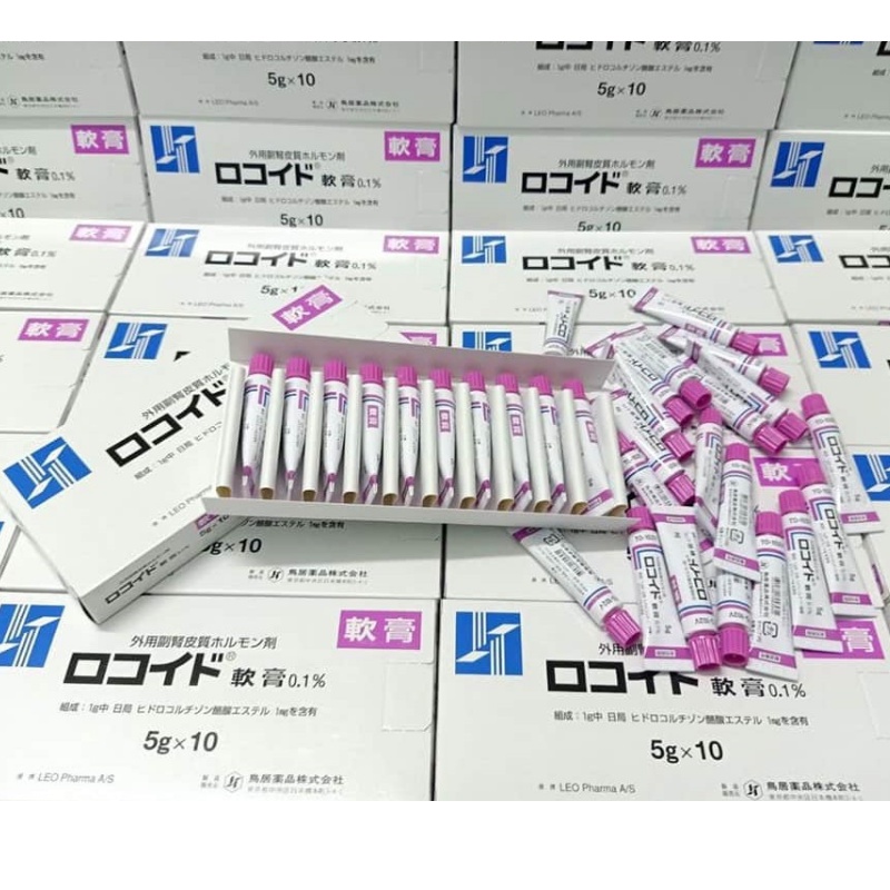 Kem Bôi Vết Muỗi, Côn Trùng Cắn Rokoito Locoid Ointment 0.1% - 5g Cho Bé