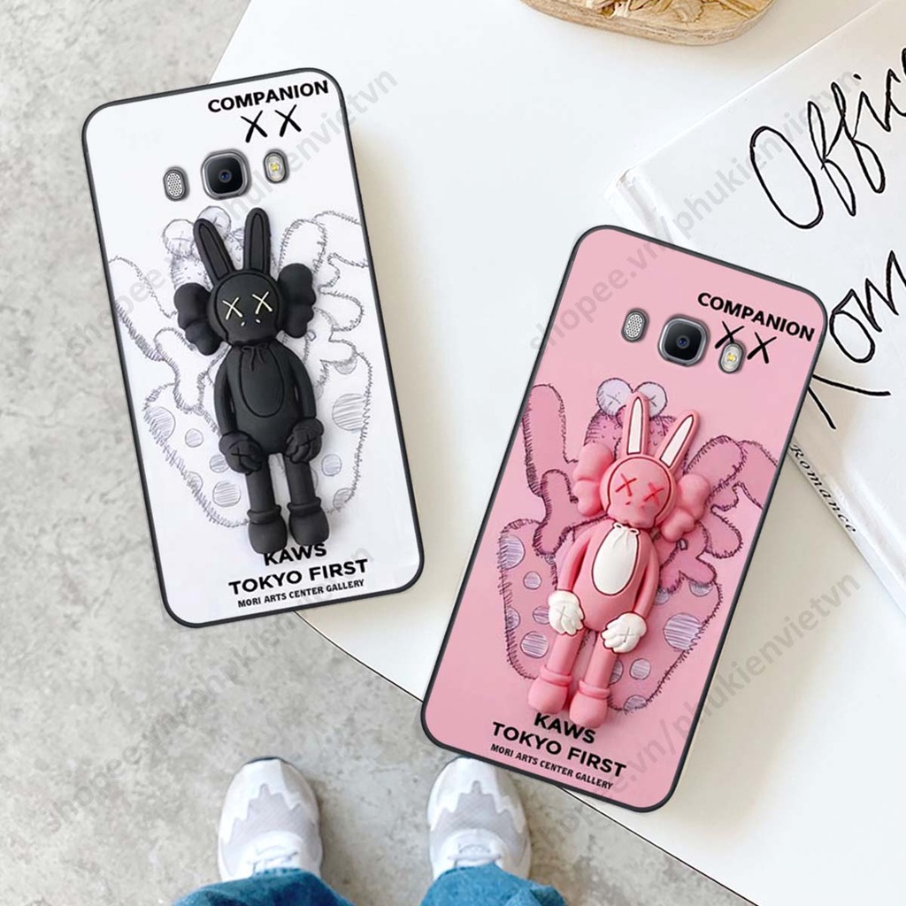 Ốp lưng Samsung J5 / J7 2016 / J510 J710 in hình hiệu ứng 3D gấu, kaws, chuột dễ thương