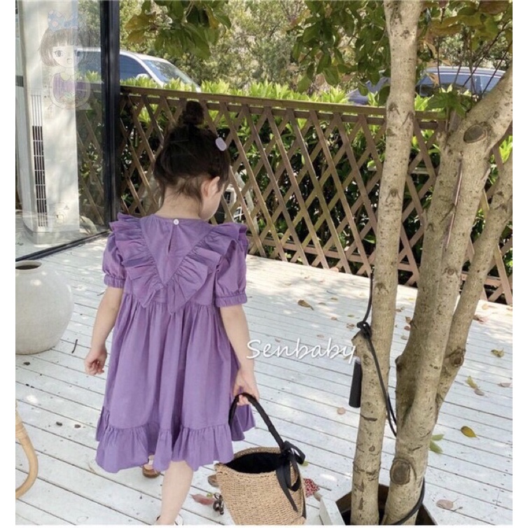 Đầm tím bèo cho bé gái từ 10-36kg
