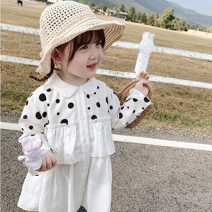 Áo Blouse Cô Gái Hàn Quốc Mới Cơ Bản Học Viện