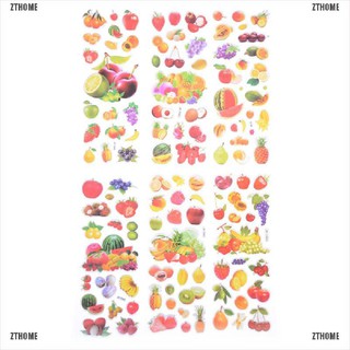 Set 6 Tấm Hình Dán Trái Cây Dùng Làm Quà Tặng Cho Bé