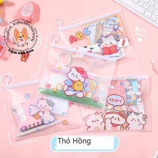 Túi đựng tài liệu A5 hình bò xinh cute