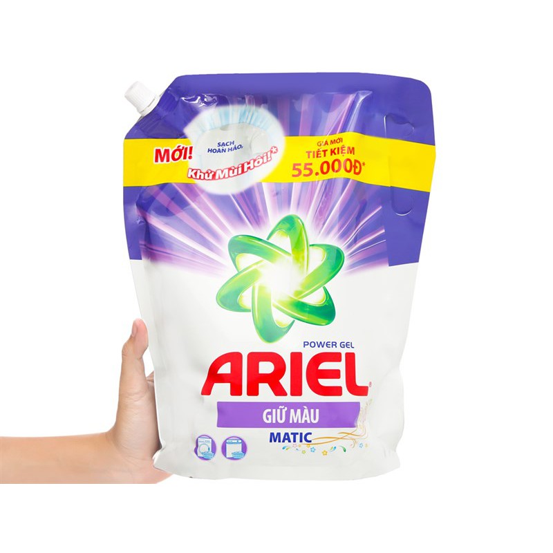 (RẺ HƠN HOÀN TIỀN) Nước giặt Ariel Matic nước giặt Túi 3.5KG/3.2KG 5.0