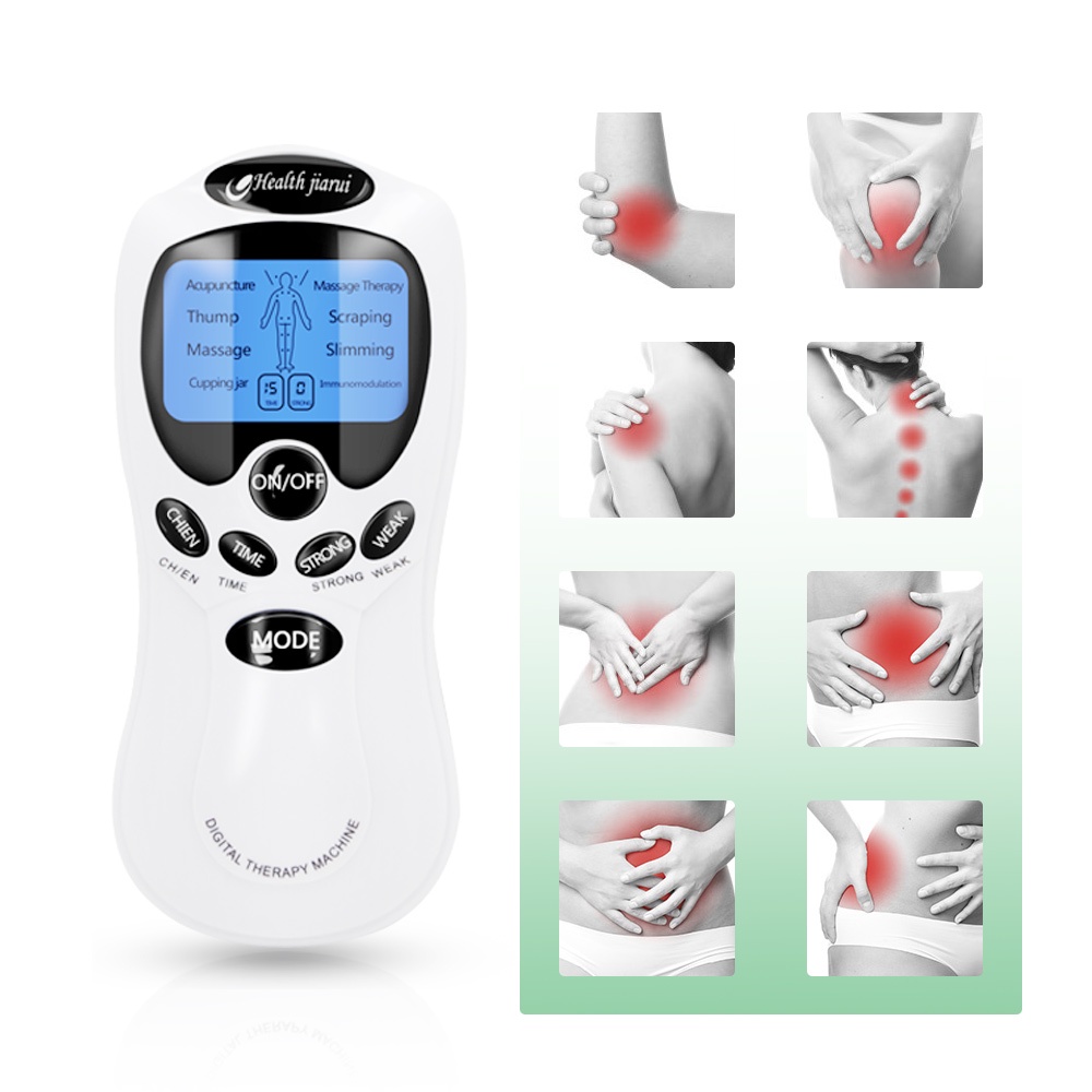 Suolaer Máy Mát Xa Châm Cứu EMS TENS Kích Thích Cơ Bắp Kết Nối USB