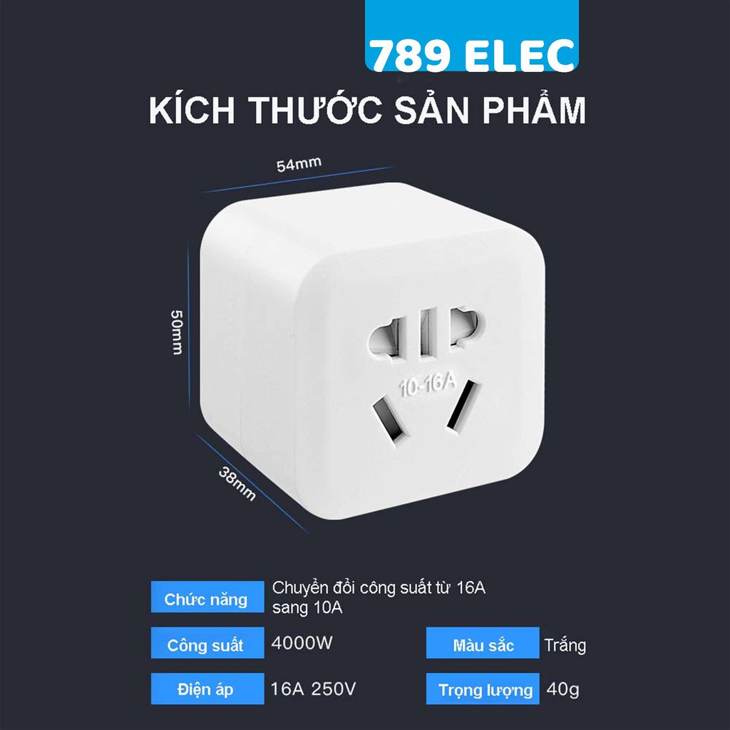 Ổ cắm chuyển đổi 16A sang 10A