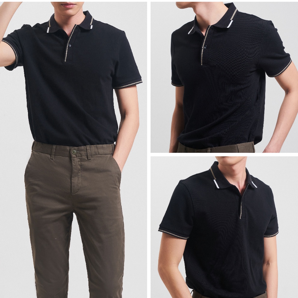 [Mã LTP50 giảm 50000 đơn 150000] Polo STS Diamond Chất Pique Cổ Viền Trụ Dệt nhỏ tay ngắn SAPL56 | Hẻm Store | BigBuy360 - bigbuy360.vn