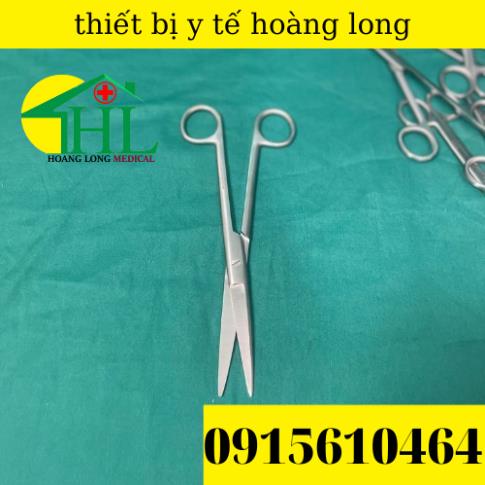 [Hàng Chính Hãng Parkistan] Kéo Y Tế Thẳng Nhọn 20cm- Kéo Cắt Chỉ