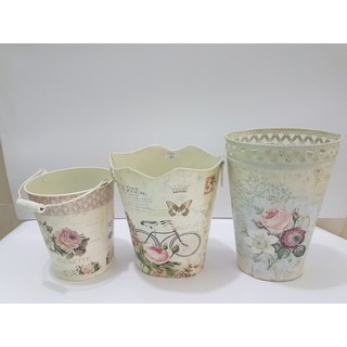CHẬU THIẾC  VINTAGE