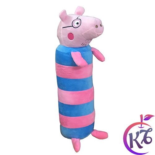 Gối ôm hình thú cho bé hình con heo Peppa size lớn 60 x 20cm chất liệu bông cao cấp, êm ái an toàn cho trẻ em