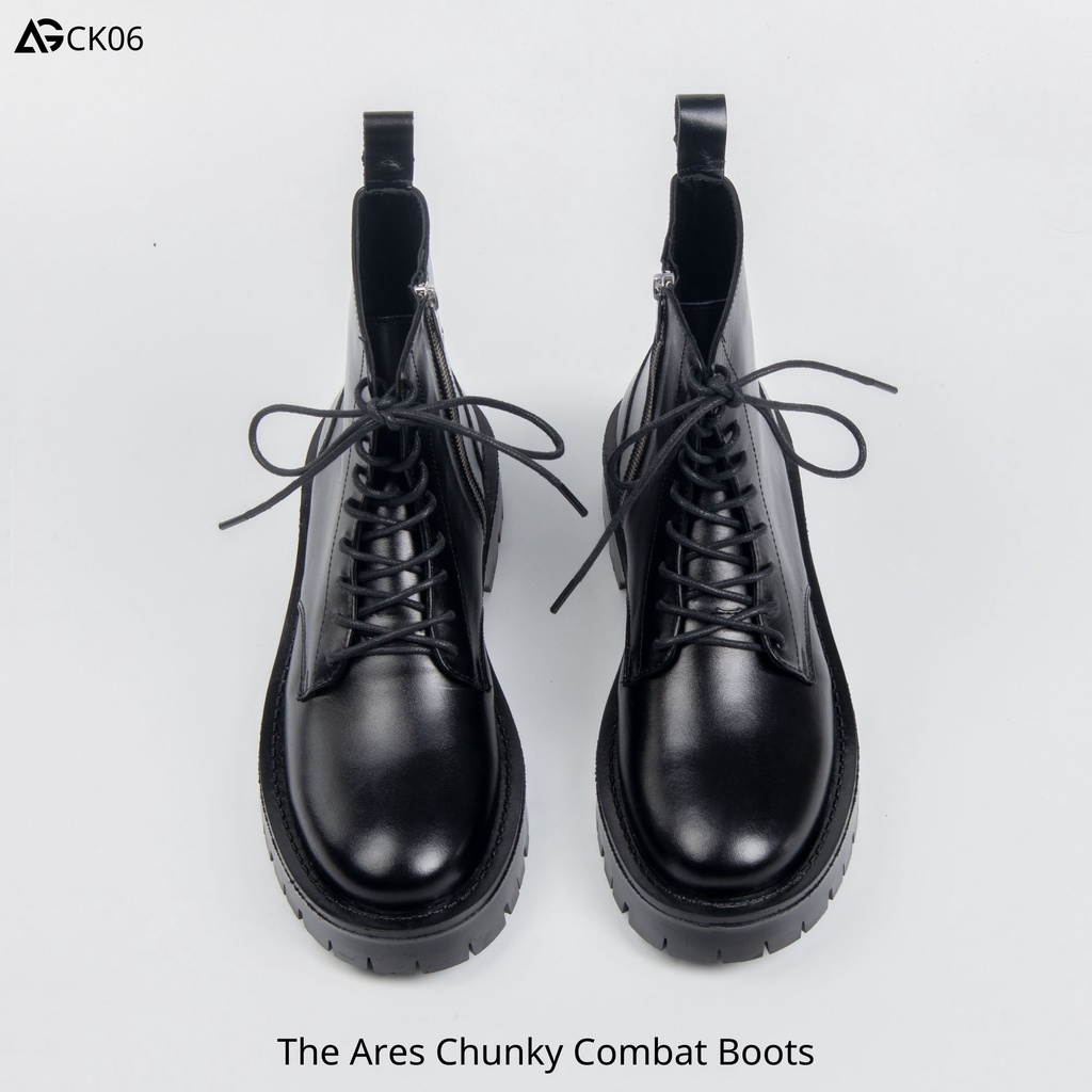 The Ares Chunky Combat boots August CK06 chính hãng bảo hành 12 tháng