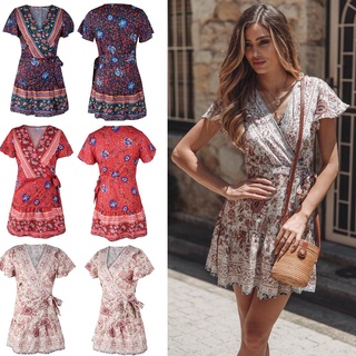 ♛♚♛Đầm Maxi In Hoa Phong CáCh Boho