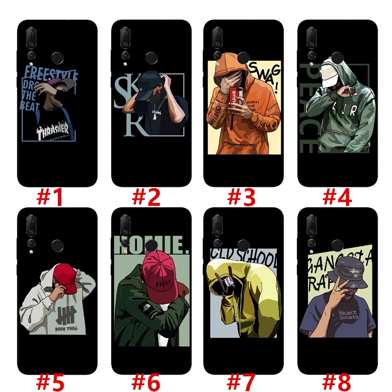 【Ready Stock】OPPO Realme 6 Pro/6i/Realme 5 Pro/5i/5s/Realme Q Silicone Soft TPU Case Cool Boy Hip hop Back Cover Shockproof Casing