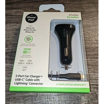 Tẩu sạc xe hơi belkin 30W - USB - Type C