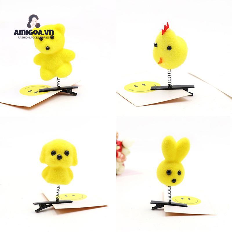 ✨✨Kẹp Tóc Hình Chú Vịt Vàng Nhỏ Nhắn Dễ Thương Cho Bé Gái