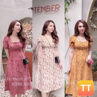 Đầm voan chọn live.