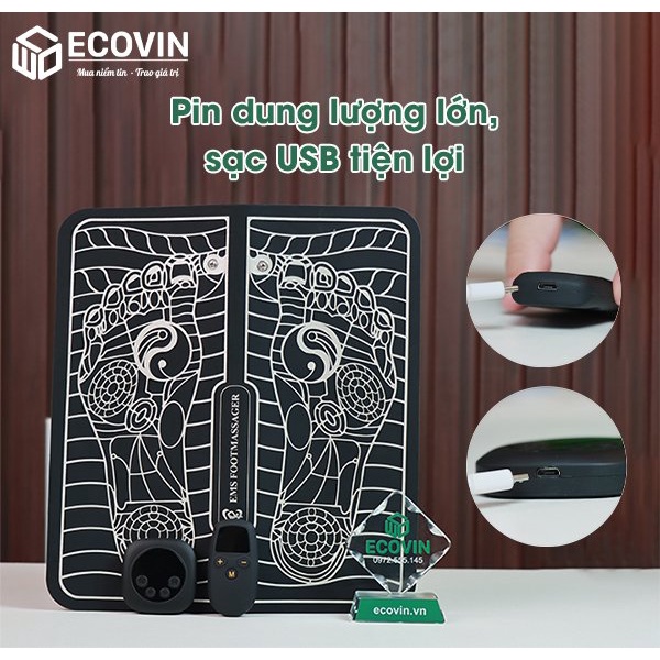 Máy Massage Bàn Chân EMS HM-C3 Hỗ Trợ Lưu Thông Khí Huyết, Giảm Mùi Hôi [HÀNG MỚI]
