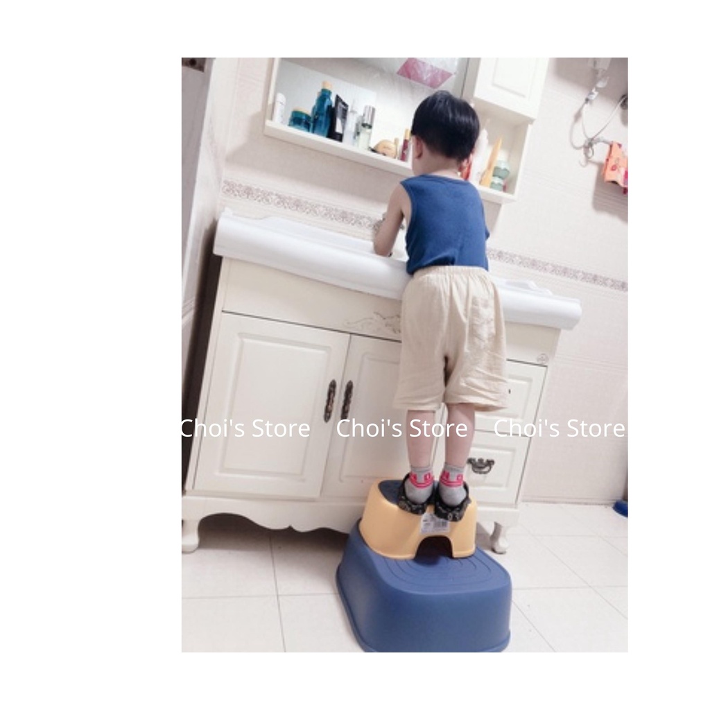 Ghế tự lập cho bé 2 tầng giúp bé vệ sinh cá nhân, có thể tháo rời linh hoạt Choi store 50
