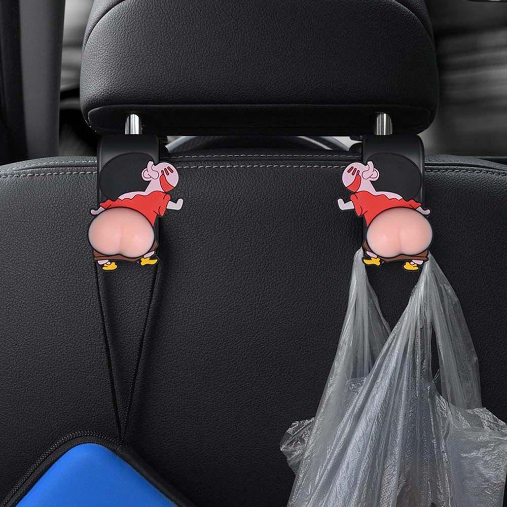Móc treo đồ dùng MMULCK kiểu hoạt hình dễ thương đa năng dùng cho xe hơi