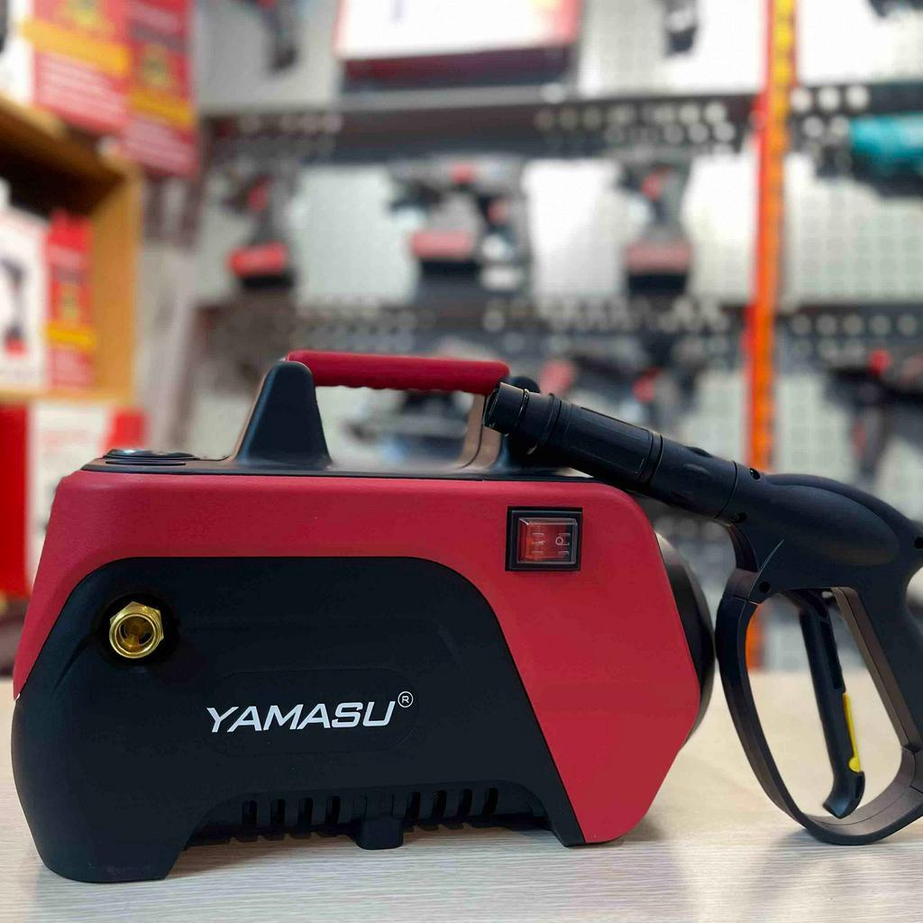 Máy rửa xe áp lực cao YAMASU YMS-RX888 công suất 2500W lõi đồng tặng kèm bình tạo bọt tuyết và khớp nối dài