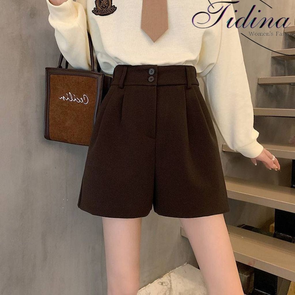 Quần Đùi nữ TIDINA Quần short nữ lưng cao phong cách ULZZANG thời trang Hàn Quốc năng động trẻ trung