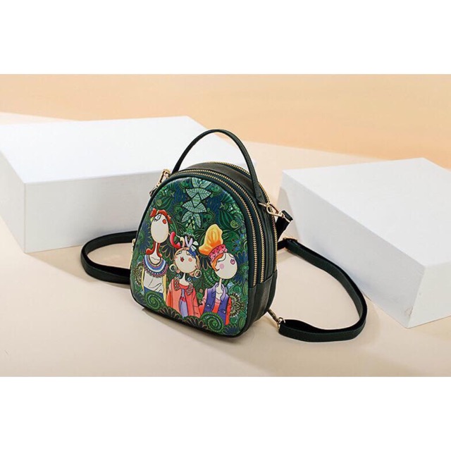 Freeship 99k TQ_Balo họa tiết