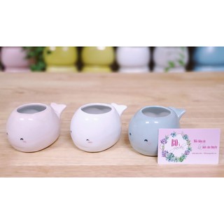 Chậu sứ trồng cây hình thú